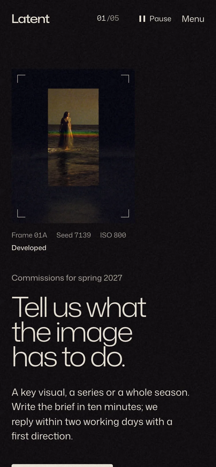 Latent — Starter, mobile