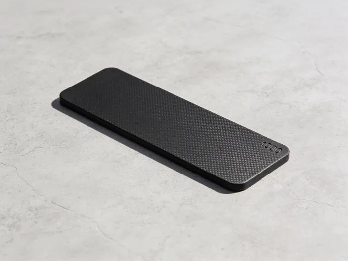 Carbon rubber sample plaque
